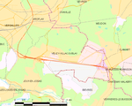 Map commune FR insee code 78640